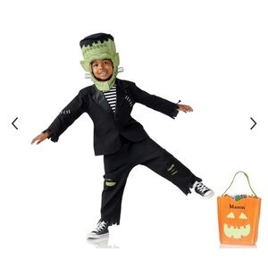 Pottery Barn Kids Frankenstein Costume - Black and Green